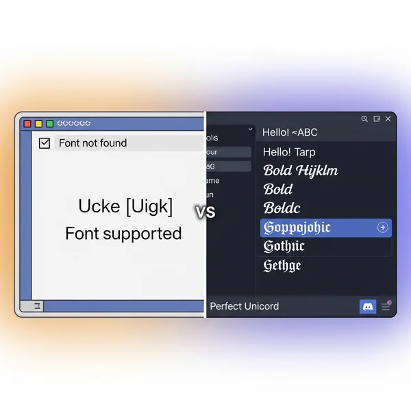 Unicode characters displayed correctly on a screen